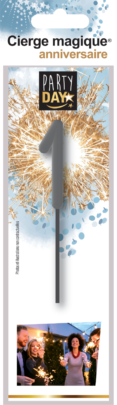 CIERGES MAGIQUES® chiffre 1