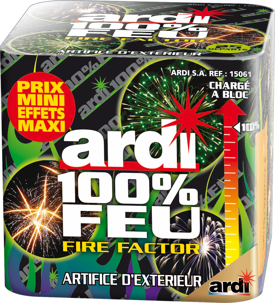 Feux d'artifice COMPACT 100% FEU®