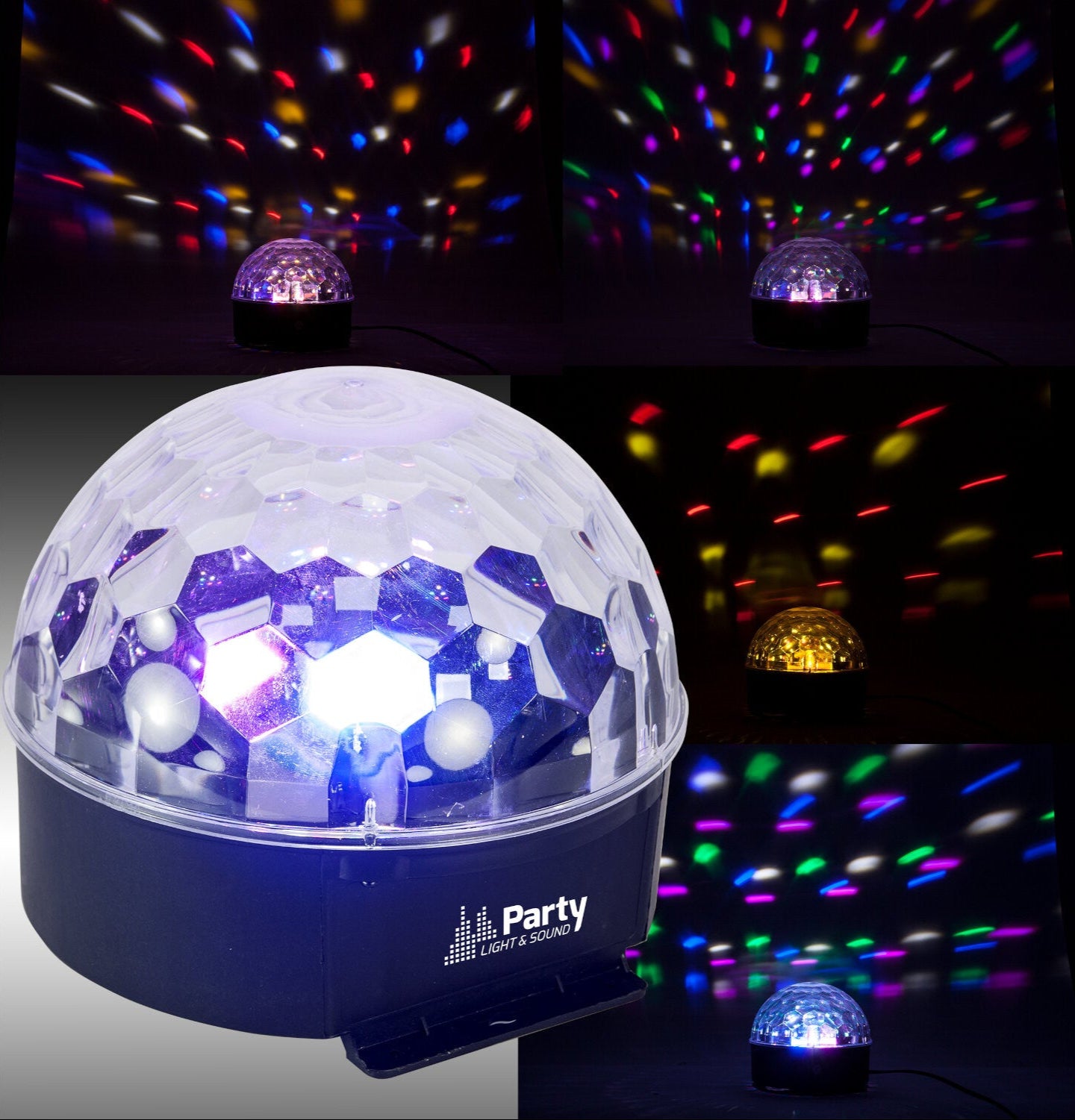 PACK PARTY® 3PCS LED LIGHT SET DERBY + STROBE + ASTRO