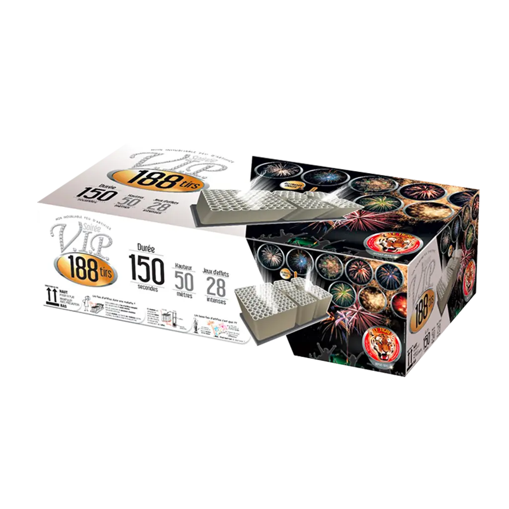 Feux d'artifice Automatique SOIRÉE V.I.P 188®