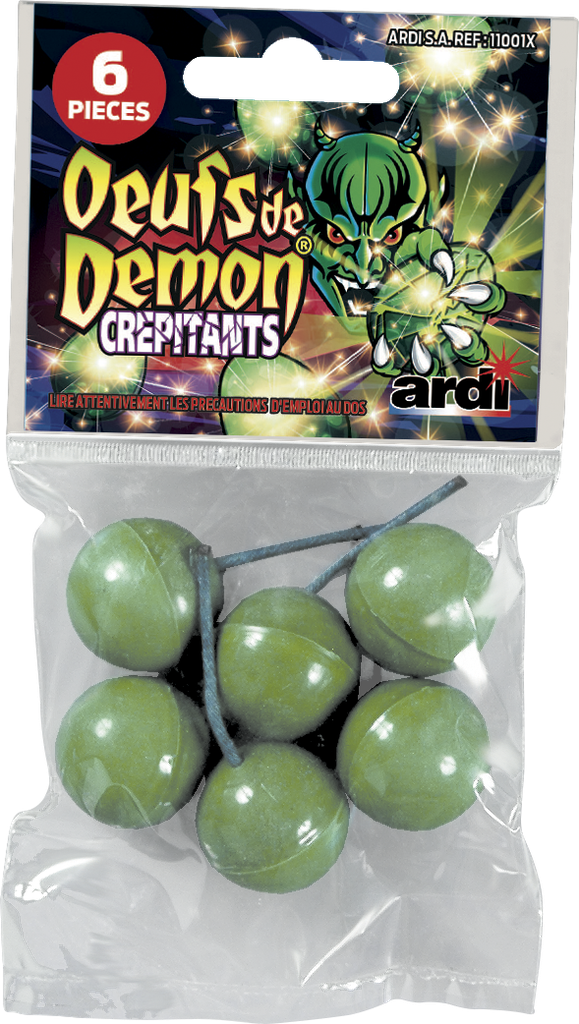 Oeufs de démon® crépitant