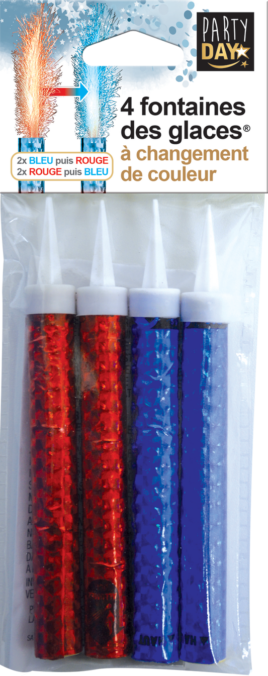 FONTAINE DES GLACES® Rouge/Bleu 12cm