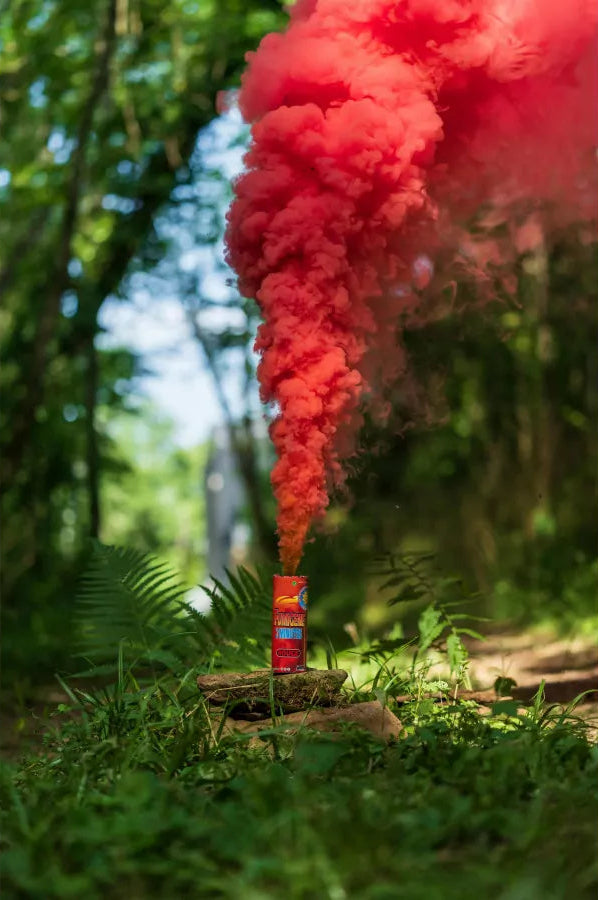 Fumigène en pot ® Rouge 2 minute
