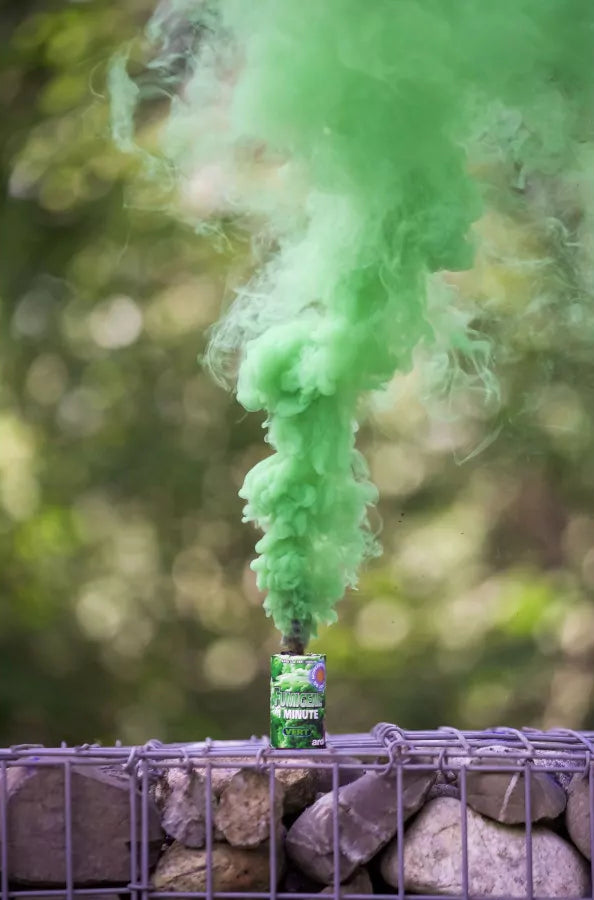 Fumigène en pot ® Vert 1 minute