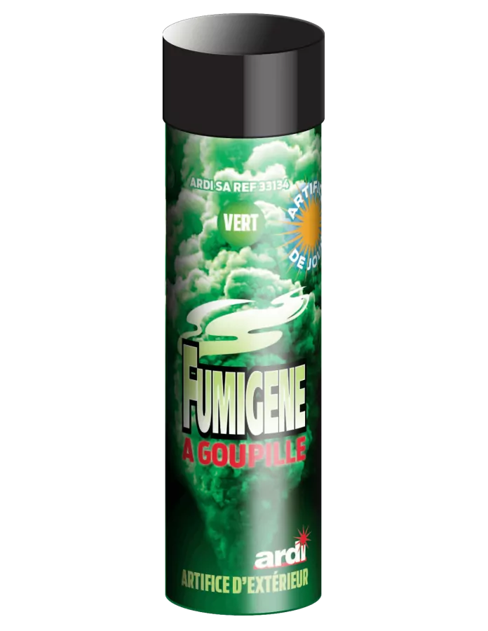 Fumigène a goupille® Vert 1 minute