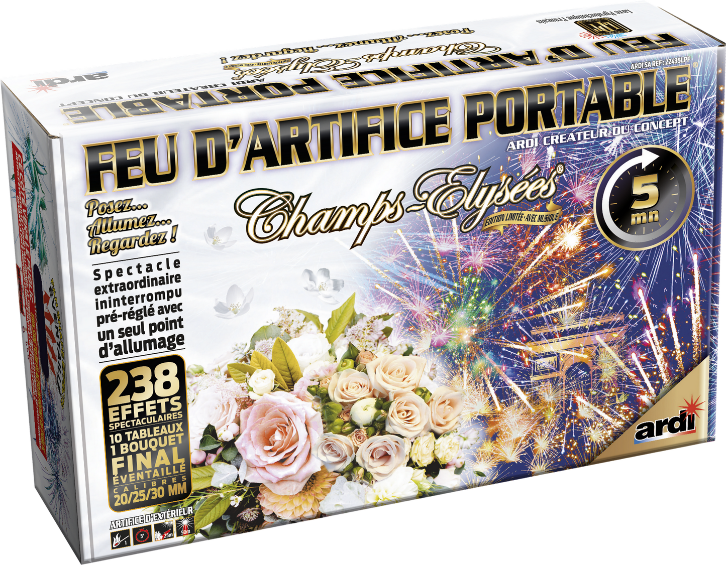 Feux d'artifice AUTOMATIQUE CHAMPS-ÉLYSÉES MARIAGE PRESTIGE®