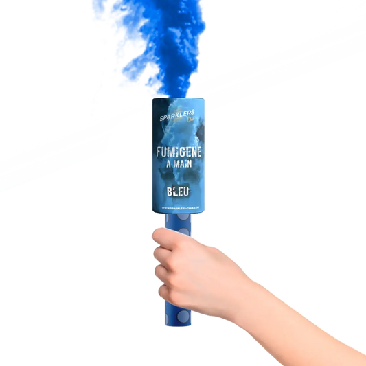 Fumigène à mains® Bleu 45 secondes