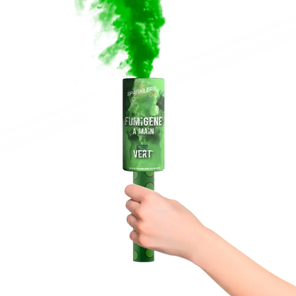 Fumigène à mains® Vert 45 secondes