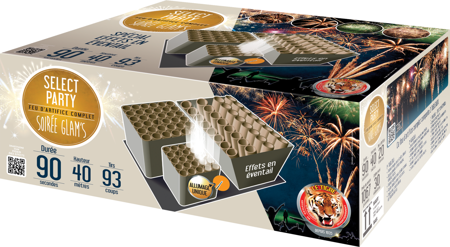 Feux d'artifice Automatique SOIRÉE GLAM'S®