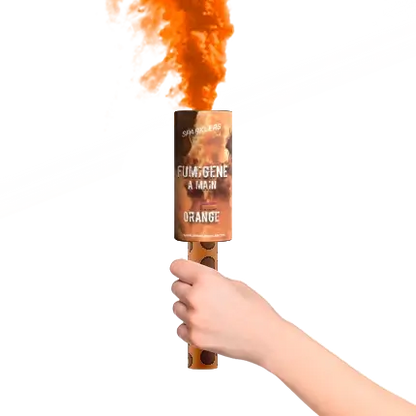 Fumigène à mains® Orange 45 secondes
