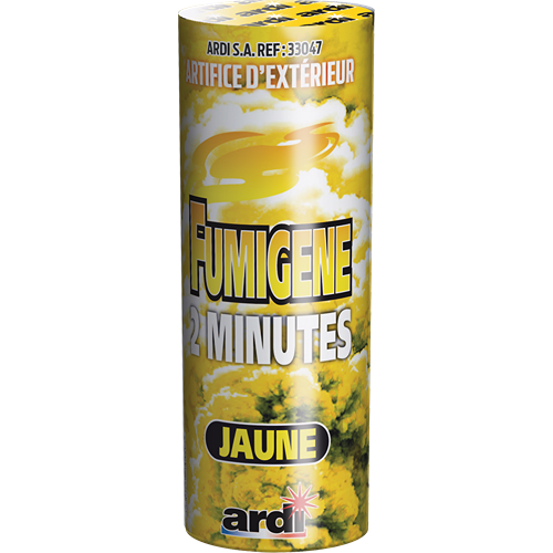 Fumigène en pot ® Jaune 2 minute