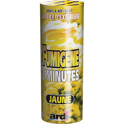Fumigène en pot ® Jaune 2 minute