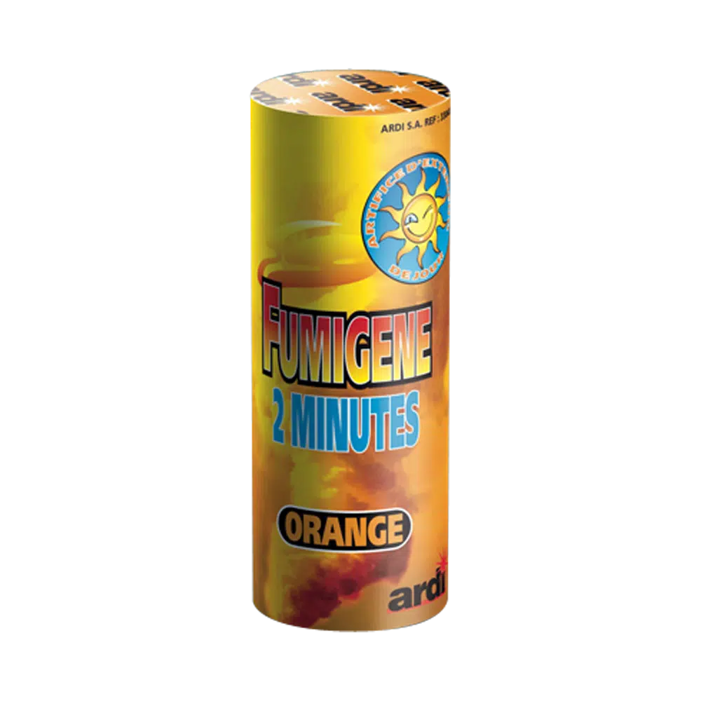 Fumigène en pot ® Orange 2 minute