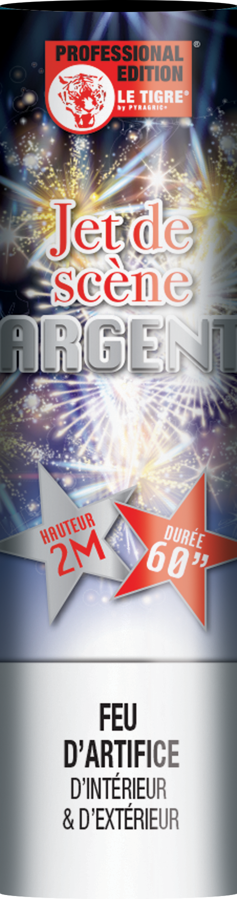 Jets de scene® ARGENT 2m/60s