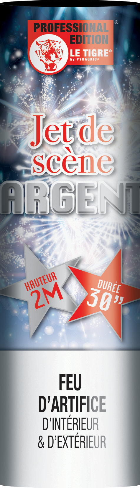 Jets de scene® ARGENT 2m/30s