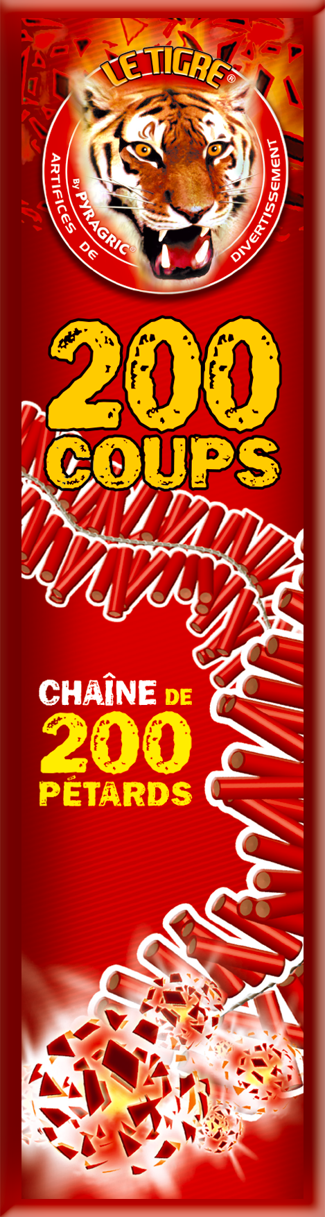 Pétards ® 200 COUPS