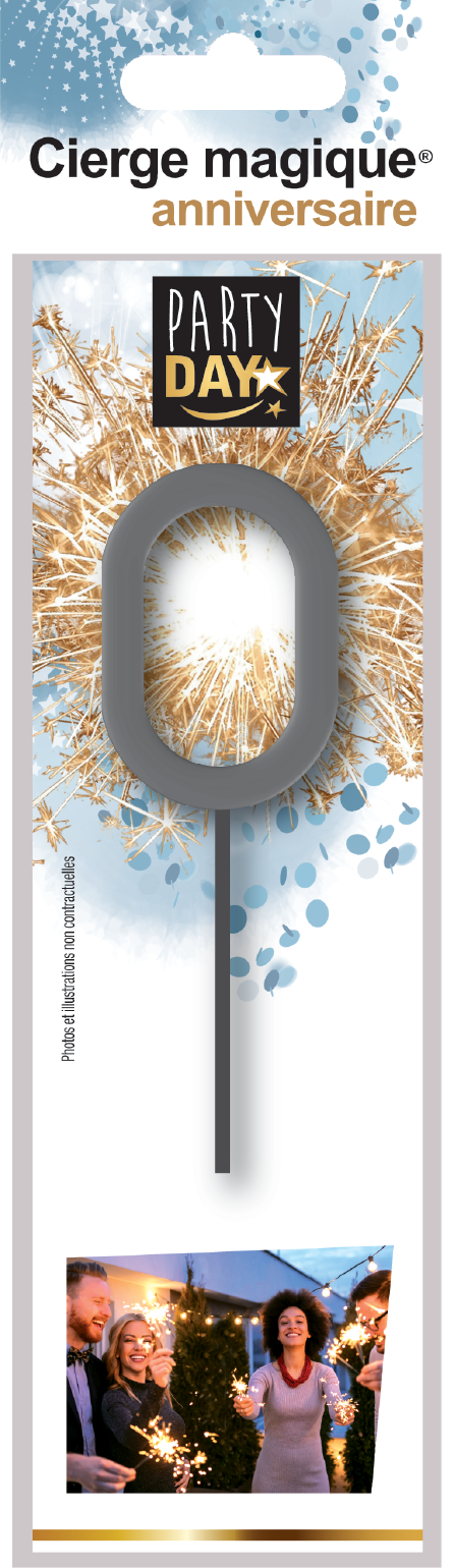 CIERGES MAGIQUES® chiffre 0