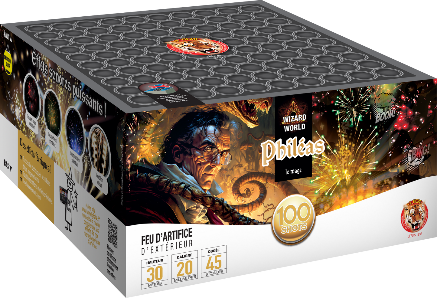 Feux d'artifice Compact PHILÉAS®