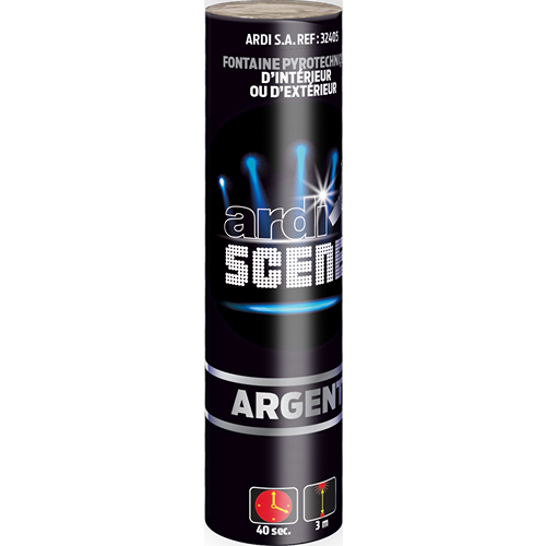 Jets de scene® ARGENT 3m/40s