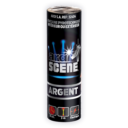 Jets de scene® ARGENT 3m/30s