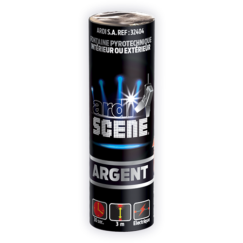 Jets de scene® ARGENT 3m/30s