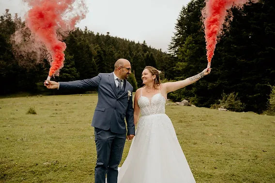 Fumigène à mains® Orange 45 secondes