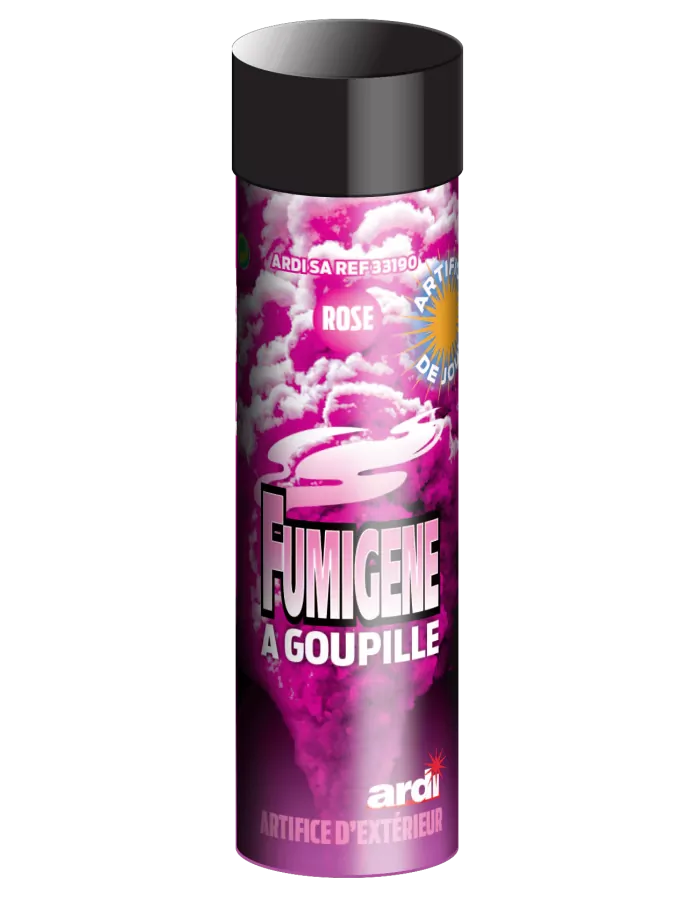 Fumigène a goupille® Rose 1 minute