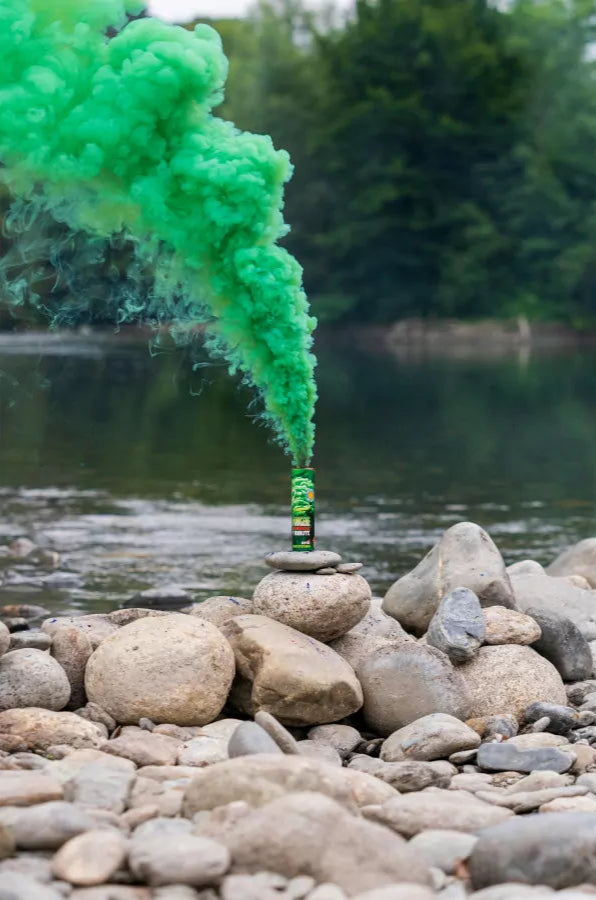 Fumigène a goupille® Vert 1 minute