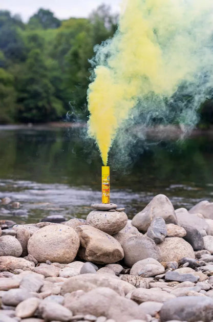 Fumigène a frottoir® Jaune 1 minute