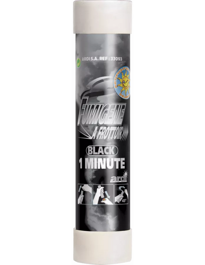 Fumigène a frottoir® Noir 1 minute