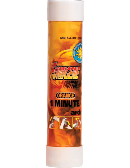 Fumigène a frottoir® Orange 1 minute