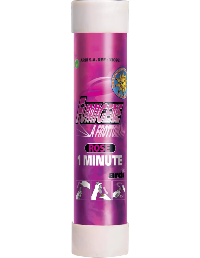 Fumigène a frottoir® Rose 1 minute