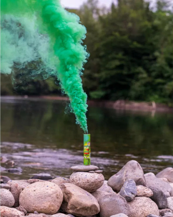 Fumigène a frottoir® Vert 1 minute