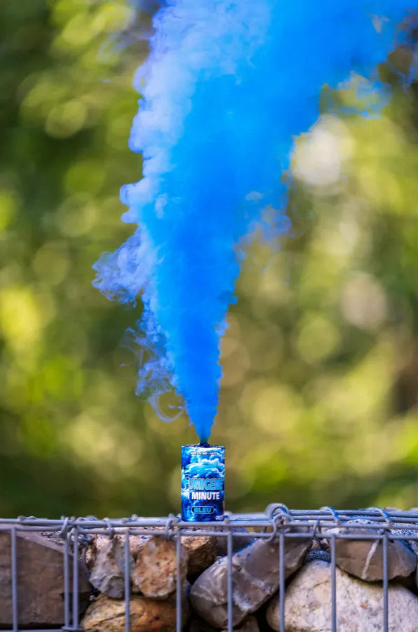 Fumigène en pot ® Bleu 1 minute