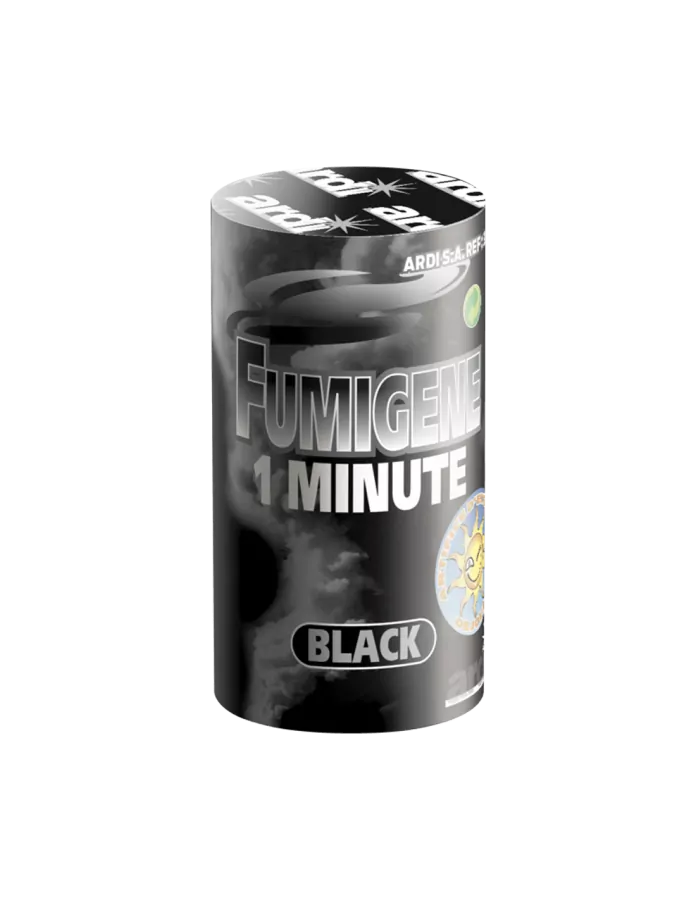 Fumigène en pot ® Noir 1 minute