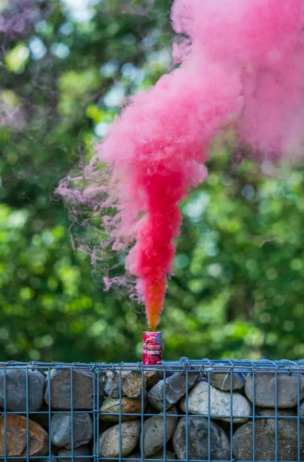 Fumigène en pot ® Rouge 1 minute