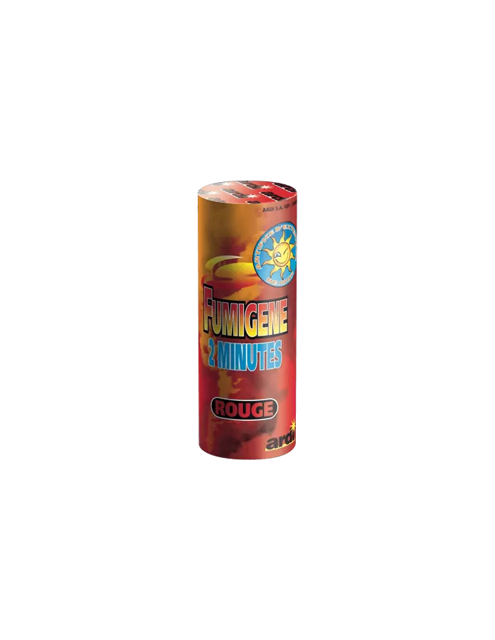 Fumigène en pot ® Rouge 2 minute