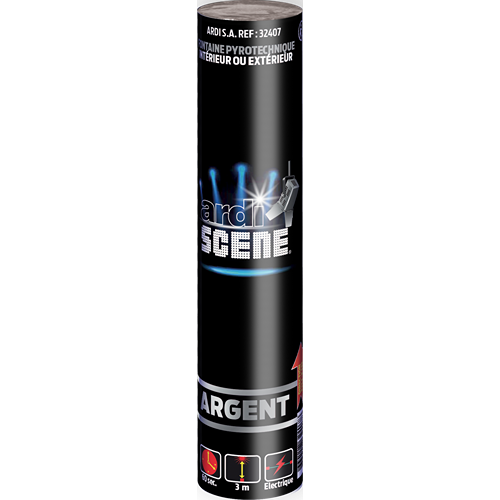 Jets de scene® ARGENT 3m/60s