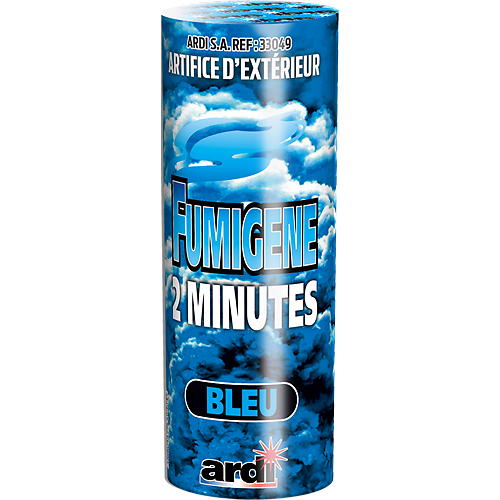 Fumigène en pot ® Bleu 2 minute