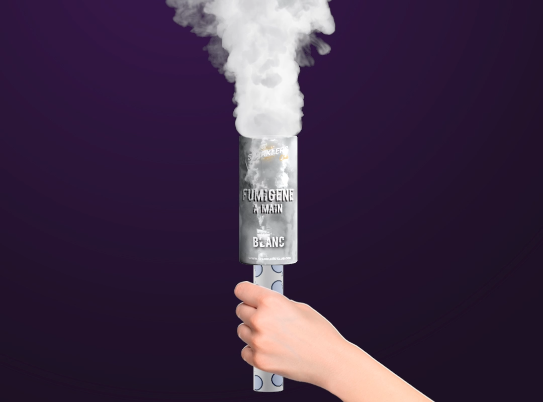 Fumigène à mains® Blanc 45 secondes